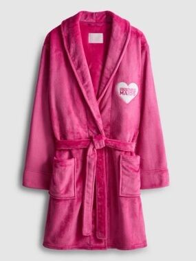 Hot Pink Plush Bridesmaids movie Robe Primark new